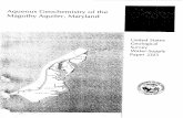 Aqueous Geochemistry of the Magothy Aquifer, Maryland · a flowpath in Region II, Magothy aquifer, Maryland 10 8. Durov diagrams showing hydrochemical facies of ground water from