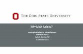 Why Meat Judging? - Ohio 4-H · Why Meat Judging? Assuring Quality Care for Animals Signature Program In-Service. Lyda G. Garcia, PhD. 9 November 2015