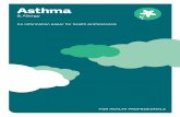 An information paper for health professionalss3-ap-southeast-2.amazonaws.com/nationalasthma/resources/asthma-allergy-hp.pdfAsthma remains a significant health problem in Australia,