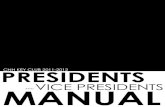 PRESIDENTS VICE PRESIDENTS MANUAL - CNH Key Club and Vice... · vice presidents handbook! This is for those who do a lot for key club, of course, for those who want to help their