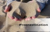 Procrastination - Ready Set Present...150 slides include: the procrastination cycle, 8 questions to analyze if you are a procrastinator, 14 points on why people procrastinate, 8 types