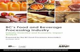 Economic Impact Analysis Industry Overview and BC’s Industry Food and Beverage … · 2016-11-10 · Overview of the BC Food and Beverage Processing Industry ... food and beverage