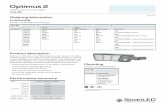 LED pole mount light · 2020-03-06 · PAGE 2 OF 4 Optimus 2 LED pole mount light LCA-SB Product specifications Electrical Input voltage..... 100-277 VAC, 50-60 Hz Size Lumens (nominal)