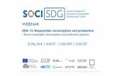 Agenda - SociSDGsocisdg.com/media/1157/sdg12_final-presentation.pdfImpact of Agriculture Biodiversity loss on agriculture value chains: Risks for agri-food companies and opportunities