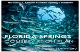 Springs Conservation Plan Executive Summary · 2019-08-08 · Wildlife Conservaon Commission, the U.S. Geological Survey, ... groundwater pumping rates within the next decade. These