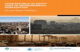 ARAB REPUBLIC OF EGYPT: COST OF ENVIRONMENTAL DEGRADATIONdocuments.worldbank.org/curated/en/619601570048073811/pdf/Egypt-Cost... · Egypt: Cost of Environmental Degradation: Air and