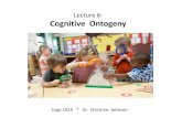 Lecture 6: Cognitive Ontogenypages.ucsd.edu/~johnson/COGS102A/102ALec6Devel_Slides.pdf · • “Best Learners”learned name of 5 or 6 shapes • “Poor Learners”learned name
