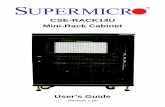 CSE-RACK14U Mini-Rack Cabinet - Supermicro...CSE-RACK14U Mini-Rack Cabinet User’s Guide ii The information in this User’s Guide has been carefu lly reviewed and is believed to