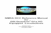 NMRA DCC Reference Manual - Broadway Limited Imports q1a dcc reference manual ver...Quantum DCC Reference Manual Ver 4.0.2 4/252 16 August 2006 3.4 CV 4 Deceleration Rate _____ 14