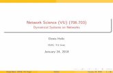Network Science (VU) (706.703)kti.tugraz.at › staff › denis › courses › netsci › ndynamics.pdfNetwork Science (VU) (706.703) Dynamical Systems on Networks Denis Helic ISDS,