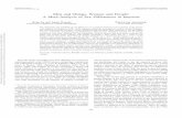 Men and Things, Women and People: A Meta-Analysis of Sex ...things and women prefer working with people, producing a large effect size ( d 0.93) on the Things People dimension. Men