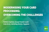 MODERNISING YOUR CARD PROCESSING: OVERCOMING THE CHALLENGES... · MODERNISING YOUR CARD PROCESSING: OVERCOMING THE CHALLENGES Stefano Cipollone, Europe Presales Leader Andy Brown,