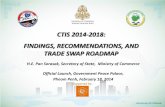CTIS 2014-2018: FINDINGS, RECOMMENDATIONS, AND TRADE … · CTIS 2014-2018: FINDINGS, RECOMMENDATIONS, AND TRADE SWAP ROADMAP H.E. Pan Sorasak, Secretary of State, Ministry of Commerce.