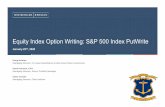 Equity Index Option Writing: S&P 500 Index PutWritedata.treasury.ri.gov/dataset/722e7608-9757-4ef5-9e... · Colgate University,BA New York University,MBA Eric Zhou Associate PortfolioManager