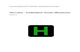 Hercules - Installation Guide (Windows) › V305 › HerculesWindowsInstall.pdf · Hercules - Installation Guide (Windows) Version 3 . Hercules Emulator - Installation Guide (Windows)