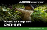Annual Report 2018 - Plantwise...6 Plantwise Annual Report 2018 Introduction Plantwise: helping farmers lose less and feed more Plantwise is a global programme, led by CABI, to increase