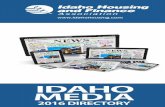 IDAHO MEDIA · 2016-05-26 · 4 NON-DAILY NEWSPAPERS Bonners Ferry Herald P.O. Box 539 or 7183 Main Street, Bonners Ferry, ID 83805 Phone: (208) 267-5521 Fax: (208) 267-5523 Email: