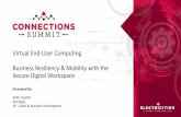Virtual End-User Computing Business Resiliency & Mobility ... · Virtual End-User Computing Business Resiliency & Mobility with the Secure Digital Workspace ... RESERVED Agenda •Introduction