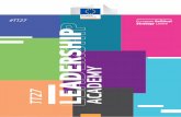 #TT27 LEADERSHIP - European Commission · The first round of the ‘Leadership Academy’ took place from 9 to 12 October 2018 at the European Commission’s headquarter, the Berlaymont,