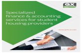 Specialized finance & accounting services for …...Specialized finance & accounting services for student housing providers 4 Our capability in high volume processing helps our clients