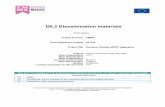 6 D6.2 Dissemination materials · European Multiple MOOC Aggregator Authors Joasia van Kooten & Sally Reynolds Name (Organization) ATiT Name (Organization) Name (Organization) Due