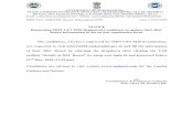 STATE COMMON ENTRANCE TEST CELL, MAHARASHTRA …€¦ · GOVERNMENT OF MAHARASHTRA MHT-CET-2020/HSC Board_Information/2020 Date: 16/05/2020 NOTICE Requesting MHT CET 2020 Registered