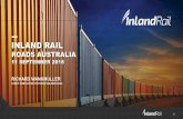 Roads Australia Inland Rail presentation - Amazon S3 · ROADS AUSTRALIA 11 SEPTEMBER 2018 RICHARD WANKMULLER ... Infrastructure Australia recommends Inland Rail as a Priority Project