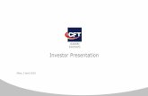 Presentazione standard di PowerPoint - CFT Group...PAGE NUMBER 4 LEADERS INNOVATE Why we are here We are here because: We want to become an aggregating pole of Processing, Packaging