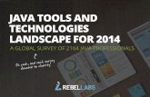 JAVA TOOLS AND TECHNOLOGIES LANDSCAPE …...Ultimate - 49%) and build tool they’d like to learn about (Gradle - 58%). Java 8 is expected to be the #1 priority of 35% of respondents’