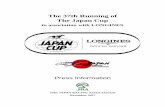 The 37th Running of The Japan Cupjapanracing.jp/_news2017/pdf/171123.pdf · 2017-11-23 · Japan Autumn International 37th JAPAN CUP Date of Race: Sunday, November 26, 2017 Racecourse: