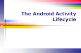 The Android Activity Lifecycle - Washington and Lee University · As this happens, the Android system calls various lifecycle methods You have only seen onCreate()so far You can control
