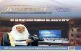 Letter From the Editor - Muslim World League · 2018-07-26 · performing Hajj this year. In a statement issued Thursday 14 Shawwal 1439 H (28 June 2018), the Muslim World League