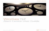 Westlaw NZ - Homepage | Thomson Reuters · 2017-09-26 · Westlaw NZ Alert Centre User Guide. ALERT CENTRE ... LTA.TechCare@thomsonreuters.com ... Select Contacts from Organisation