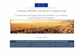 Turkey MSME Lending Programme · EBRD Turkey MSME Lending Programme Page 6 11..1. Objective and Objective and MMMMethodethodethodology of the ology of the ology of the SurveySurveySurvey