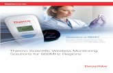 Thermo Scientific Wireless Monitoring Solutions …...Thermo Scientific Wireless Monitoring Solutions for 868MHz Regions Obsessive is SMART Non-stop, wireless monitoring of critical