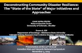 Deconstructing Community Disaster Resilience Resilience...آ  Deconstructing Community Disaster Resilience: