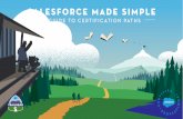 SALESFORCE MADE SIMPLE - Tutorial Kart · 2017-09-20 · Salesforce Experience Time Commitment 3-6 MONTHS 60-70 HRS The Salesforce Certified Platform App Builder credential is designed