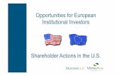 Opportunitiesfor European Institutional Investors · Market Capitalization Losses due to Fraud In Bio. US $ Securities class actions seek compensation for share purchases from the