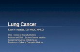 Lung Cancer · 2017-09-01 · Immunotherapy in Lung Cancer??? Phase 2 study of nivolumab in refractory squamous cell NSCLC demonstrated 14.5% overall response rate (Topalian SL, Hodi