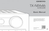 TX-NR646Features Contents Advanced Manual (on the web) The Advanced Manual, published as an e-manual on the web, has more detailed information and advanced settings. The Advanced Manual