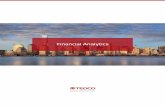 Financial Analytics Brochure - TEOCO€¦ · Associate business metrics of cost, revenue and margin to network transactions. The financial dimension associates establish a business