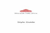 Style Guide - waratah.tafeillawarra.edu.au · Top part of memo - use the  key to move around the table Reference number – the file name/operator initials Font – Arial