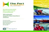 Strategic Implementation Plans - Port Hueneme · The strategic implementation plans are intended to be used by Port staff to help guide resources and to prioritize environmental management