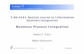 Business Process Integration - Aalto · Business process design implementation testing General Phases Business process analyses and how it supports integration Solution design and