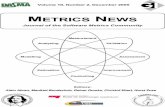 The · The METRICS NEWS can be ordered directly from the Editorial Office (address can be found below). Editors: Alain Abran Professor and Director of the Research Lab. in Software