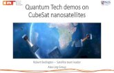 Quantum Tech demos on CubeSat nanosatellites - CQT... · Quantum Tech demos on CubeSat nanosatellites Robert Bedington – Satellite team leader Alex Ling Group. 1. ... April fool