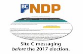 Site C messaging - WordPress.com · 2016. High ﬂy ing. Chr sty Cl ark’s p iv te j t bill tops $5 0,00 . MARCH 2015. Auditor General for Local Government ﬁred . after revela
