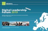 Digital Leadership - Advatera - Digital, Intranet ... · 1.05pm - 4.15pm Workshop Room A: Digital Transformation, Arosha Brouwer and Loeke Ruijter (NL). Incremental and disruptive