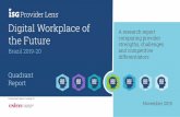 Digital Workplace of...Digital Workplace Consulting Services This quadrant assessment centers on workplace optimization strategies. Modules include support for defining a workplace
