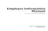 Employer Information Manual - Vermontlabor.vermont.gov/sites/labor/files/doc_library... · 4. That unemployment is a normal accompaniment of production, and Unemploy-ment Insurance
